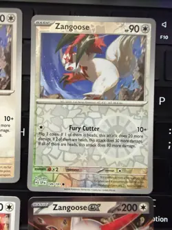 Pokemon TCG Zangoose Lot (4) Regular Rev Holo Ex English Cards NM - Image 3