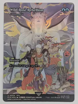 (Foil) Wild Rose Rebellion - Counterspell (Showcase) (04) FINAL FANTASY: Through - Image 1