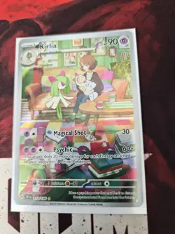 Pokemon TCG Scarlet & Violet Kirlia Full Art Holo Card 212/198 - Image 1