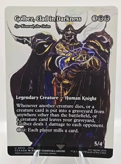Golbez, Clad in Darkness Syr Konrad the Grim (Showcase) MTG Final Fantasy Foil - Image 1