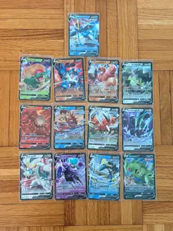 Pokemon V Card Lot 13 Cards NM Condition English Holo Ultra Rare 2019-2021 - Image 1