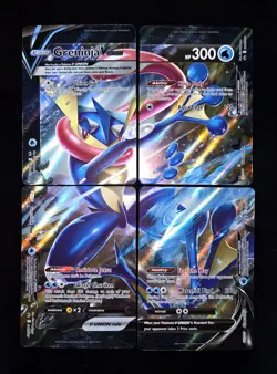 Greninja V-UNION 4-Card Set Crown Zenith 58-61/159 Holo English Pokemon Tcg - Image 1