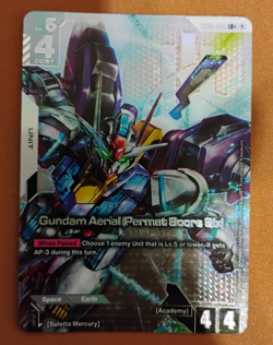 Aerial (Permet Score Six) Alternate Art ST01-006 LR+ - Gundam TCG Card Game - Image 1