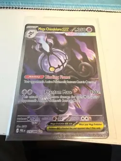 Mega Chandelure ex - Holo Special Illustration Rare ME05: Pitch Black 115/084 NM - Image 1