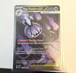 Mega Chandelure ex - Holo Special Illustration Rare ME05: Pitch Black 115/084 NM - Image 2