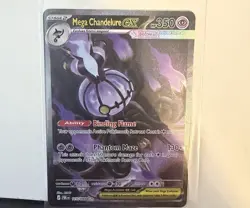 Mega Chandelure ex - Holo Special Illustration Rare ME05: Pitch Black 115/084 NM - Image 3