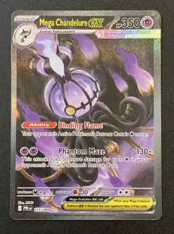 Mega Chandelure Ex 115/084 - Special Illustration Rare - Pitch Black Pokemon TCG - Image 1