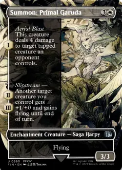 MTG Summon: Primal Garuda (Borderless) NON-FOIL NM 360 FINAL FANTASY - Image 1