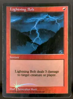 Magic MTG Judge Promo Lightning Bolt LIGHTLY PLAYED LP *155 - Image 1