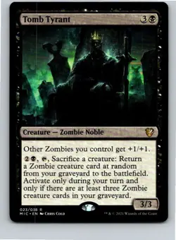 Magic the Gathering Tomb Tyrant Commander: Innistrad: Midnight Hunt MTG - Image 1