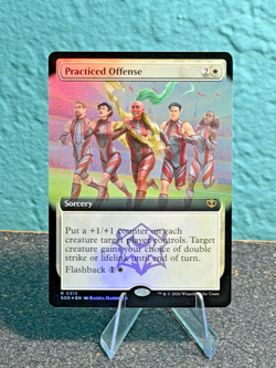 Practiced Offense (Extended Art) 313 Secrets of Strixhaven MTG Foil NM - Image 1