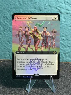 Practiced Offense (Extended Art) 313 Secrets of Strixhaven MTG Foil NM - Image 1