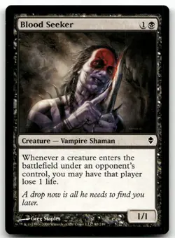 Blood Seeker #80 (NM) Zendikar ZEN Magic MTG - Image 1