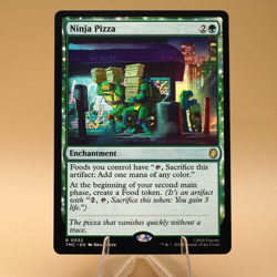 Ninja Pizza | 32 | Regular | Rare | TMNT Commander | MTG - Image 1