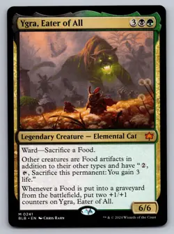 Ygra, Eater of All 241 Mythic Promo Pack: Bloomburrow MTG NM - Image 1