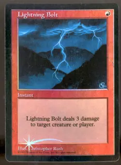 Magic MTG Judge Promo Lightning Bolt NEAR MINT NM *154 - Image 1