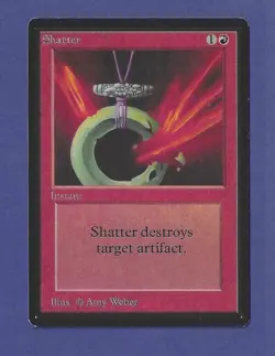 1993 Magic the Gathering - Shatter - Beta MTG - Image 1