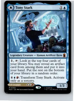 Magic the Gathering Tony Stark Marvel Super Heroes MTG Free Shipping! - Image 1