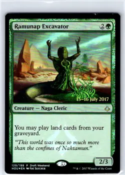 Ramunap Excavator Draft Weekend 129 Launch Party & Release Promo MTG Foil NM/M - Image 1