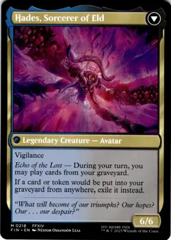 MTG Emet-Selch, Unsundered NON-FOIL NM 218 FINAL FANTASY - Image 2