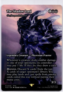 The Shadow Lord - Gix Yawgmoth Praetor Final Fantasy NM MTG - Image 1
