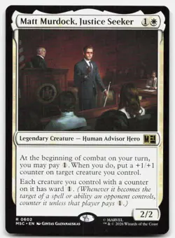 Matt Murdock, Justice Seeker 602 Commander: Marvel Magic: The Gathering NM - Image 1