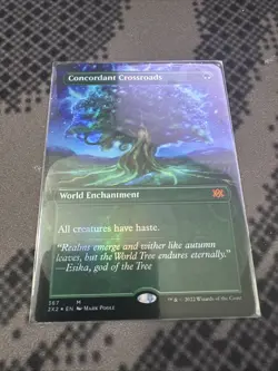MTG Concordant Crossroads Double Masters 2022 367 Foil Borderless - Image 1