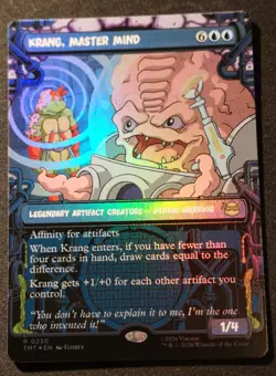Krang, Master Mind - Foil - Showcase - TMT - MTG - NM - EN - 0230 - Image 1