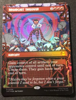 Broadcast Takeover - Foil - Showcase - TMT - MTG - NM - EN - 0234 - Image 1