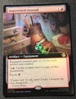 Improvised Arsenal - Foil - Extended Art - TMT - MTG - NM - EN - 0270 - Image 1