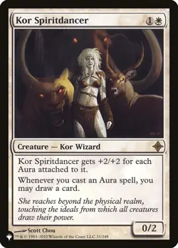 MTG - Kor Spiritdancer - The List - Magic the Gathering - Image 1