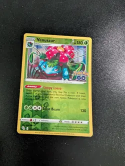 Venusaur 003/078 Holo Rare Pokemon GO Pokemon Reverse Holo Near Mint - Image 1