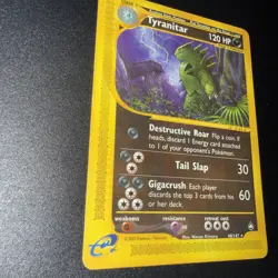 Tyranitar - 40/147 - Pokemon Aquapolis Non-Holo Card Rare - End - No Shining - Image 2