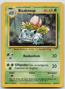 Bisaknosp 30/102 - Basis Set - DE - EXC - Pokemon TCG - Image 1