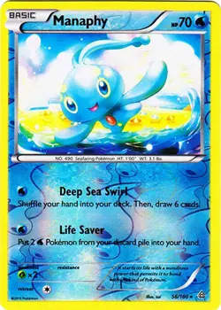 Pokemon - Manaphy - 56/160 - Holo Rare - Reverse Holo - XY - Primal Clash - NM - Image 1