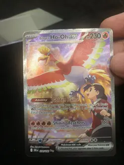 Pokemon TCG Ethan's Ho-Oh EX 230/182 Destined Rivals - Image 1