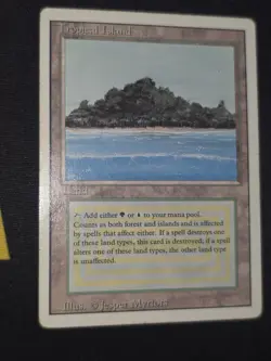 MTG Tropical Island Revised Edition Magic the Gathering Rare - Image 3