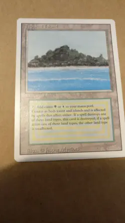 MTG Magic The Gathering - Revised Edition - Tropical Island - MINT - Image 1