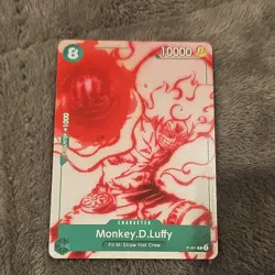 Bandai One Piece Card Game Monkey.D.Luffy P-061 Character Cost 8 10000 - Image 1