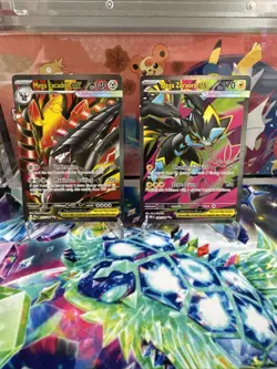 Mega Zeraora Ex And Mega Excadrill Ex Pitch Black Pokemon Cards Double Rare - Image 1