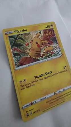 Pokemon TCG Pikachu Swsh: Sword & Shield Promo Cards SWSH153 Holo EN 60HP - Image 3