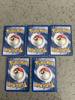 Pokemon TCG 5 Vintage 1999-2000 holo Cards - Image 2