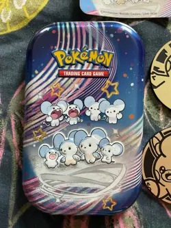 Pokemon TCG: Scarlet & Violet-Paldean Fates Mini Tin (Maushold) - No Cards - Image 2
