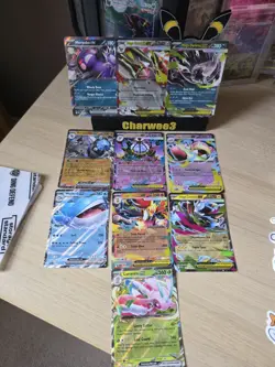 Pokemon TCG Pitch Black Ex Cards Bundle Of 10 Mega Darkrai, Mega Slowbro Etc - Image 1