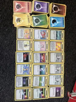 A Job Lot Of Pokemon Trainer And Energy Cards Base Set - Image 1