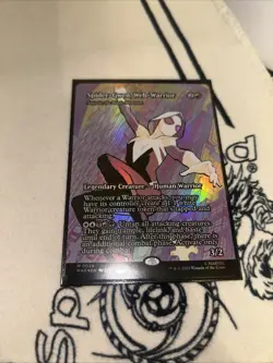 Magic the Gathering - Spider-Gwen, Web-Warrior (Borderless) (MAR) (FOIL) #24 - Image 1