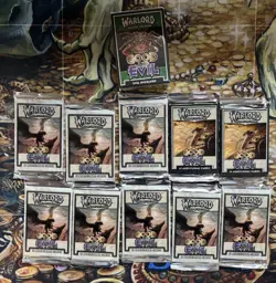 Warlord Saga of the Storm Good and Evil Evil Overlord deck 10x 11-Card Packs - Image 1