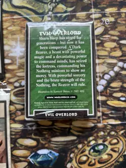 Warlord Saga of the Storm Good and Evil Evil Overlord deck 10x 11-Card Packs - Image 4