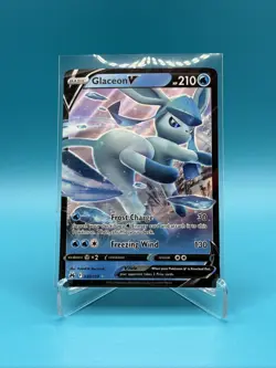 Pokemon Crown Zenith Glaceon v Ultra Rare Holo Card 038/159 - Image 1
