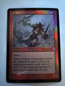 Zealous Conscripts Time Spiral: Remastered Foil - Image 1